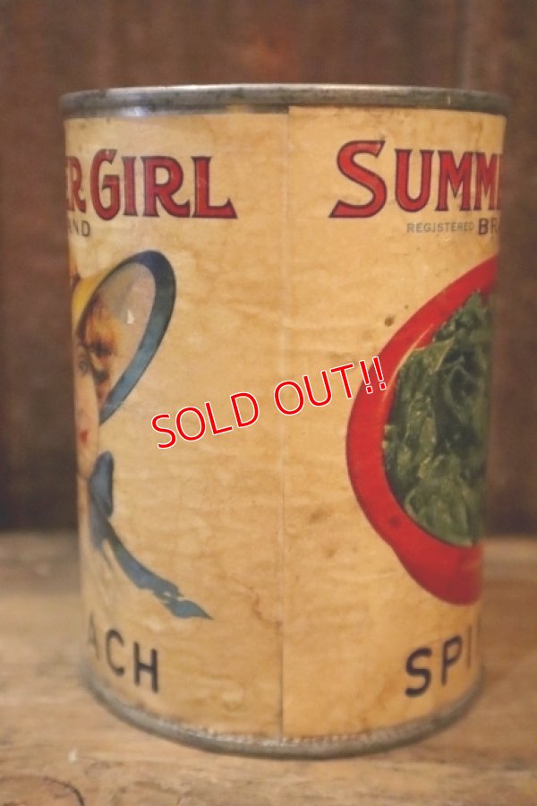 画像5: dp-250205-77 THE H.D. LEE COMPANY SUMMER GIRL BRAND SPINACH CAN