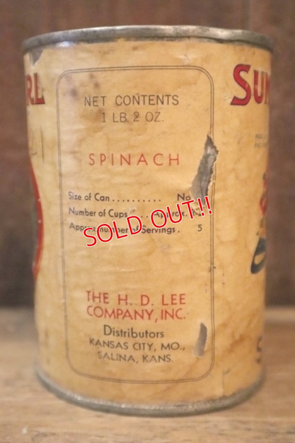 画像4: dp-250205-77 THE H.D. LEE COMPANY SUMMER GIRL BRAND SPINACH CAN