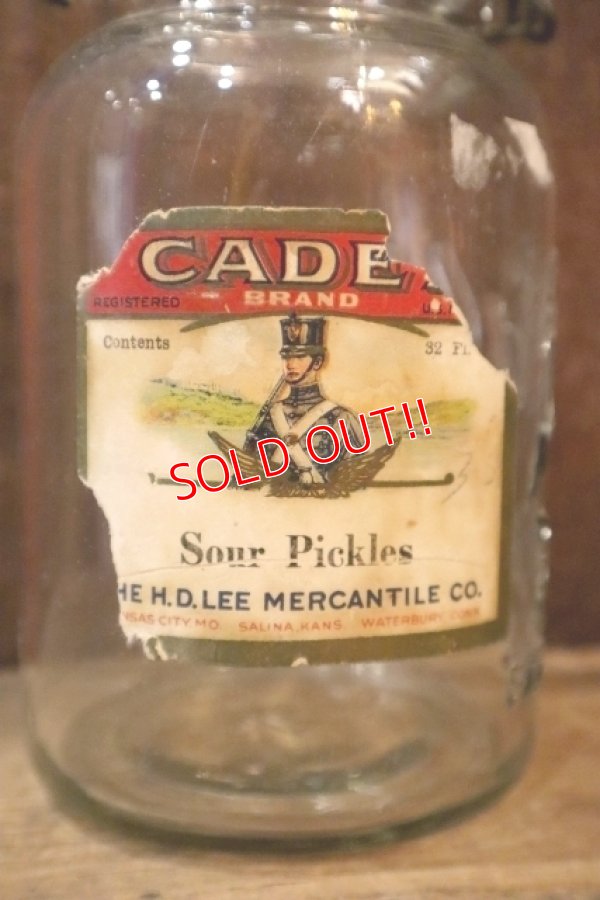 画像2: dp-250205-77 THE H.D. LEE MERCANTILE CO. CADET BRAND Sour Pickles Ball JAR