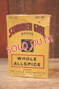 dp-250205-77 THE H.D. LEE MERCANTILE CO. SUMMER GIRL BRAND WHOLE SPICE BOX
