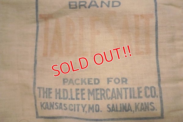 画像3: dp-250205-77 THE H.D. LEE MERCANTILE COMPANY TABLE SALT SACK