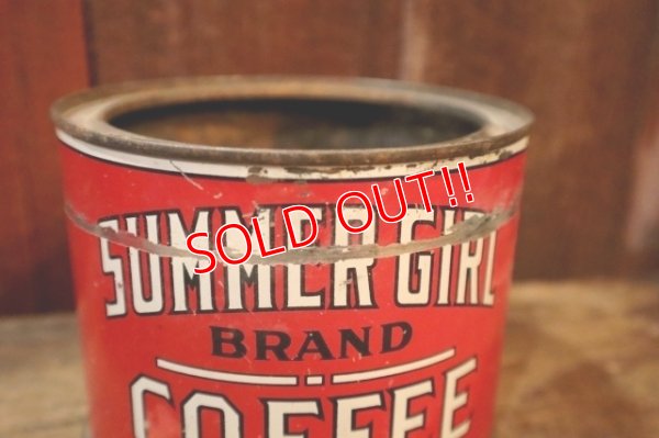 画像2: dp-250205-77 THE H.D. LEE MERCANTILE CO. SUMMER GIRL BRAND COFFEE CAN