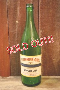 dp-250205-77 THE H.D. LEE MERCANTILE CO. SUMMER GIRL BRAND GINGERALE BOTTLE