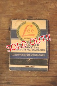 dp-250205-77 THE  H.D. LEE CO. 1940's〜 Match Book
