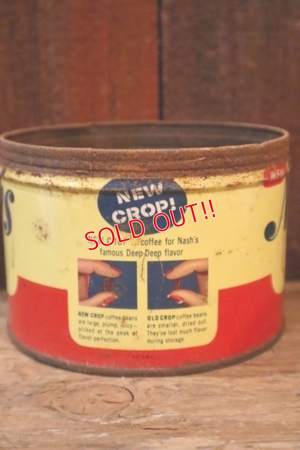 画像4: dp-250205-78 Nash's COFFEE / 1950's-1960's Tin Can