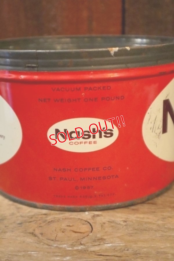 画像4: dp-250205-78 Nash's COFFEE / 1950's Tin Can