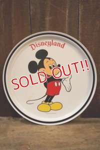 ct-250205-15 Mickey Mouse / Disneyland 1970's Tin Serving Tray