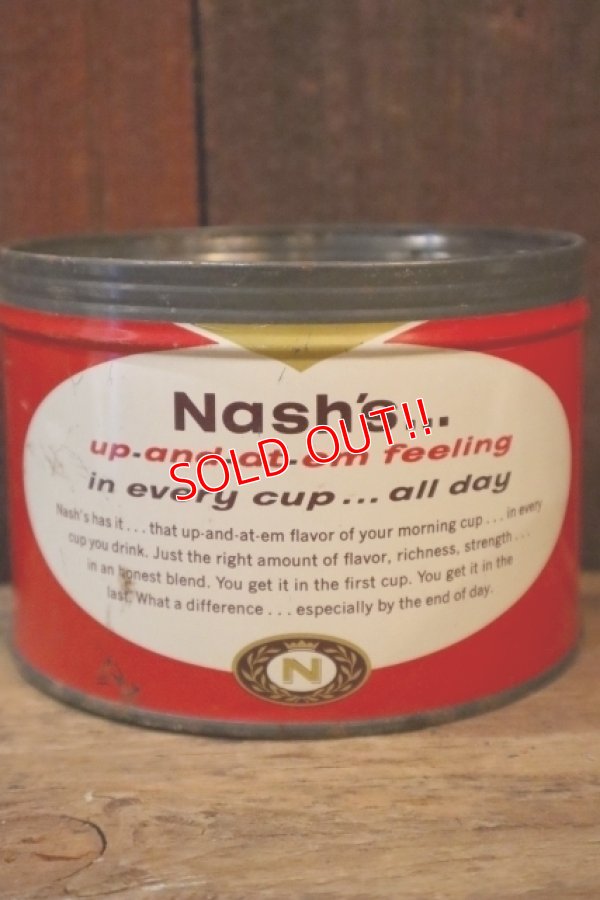 画像3: dp-250205-78 Nash's COFFEE / 1950's Tin Can