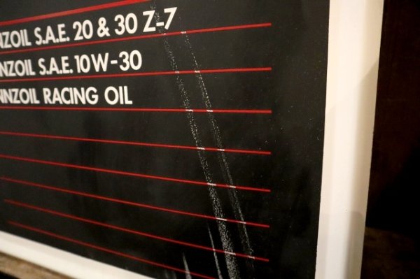 画像6: dp-250205-61 PENNZOIL 1970's Menu Board Metal Sign