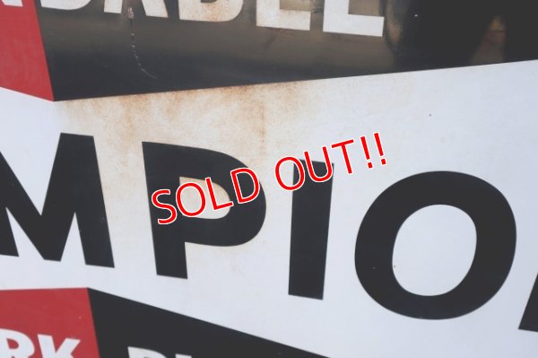 画像3: dp-250205-56 CHAMPION 1960's-1970's Metal Sign