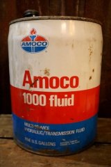 dp-250205-29 AMOCO 1000 Fluid 1970's 5 U.S. GALLONS CAN