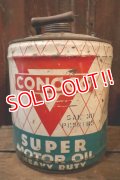dp-250205-67 CONOCO SUPER MOTOR OIL 1950's 5 U.S. GALLONS CAN