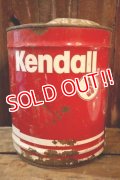 dp-250205-27 Kendall MOTOR OIL 1970's 5 U.S.GALLONS CAN