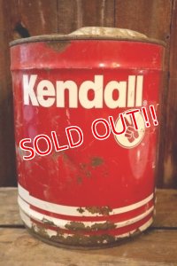 dp-250205-27 Kendall MOTOR OIL 1970's 5 U.S.GALLONS CAN
