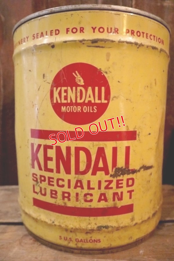 画像3: dp-250205-25 KENDALL SUPECIALIZED LUBRICANT 1970's 5 U.S. GALLONS CAN