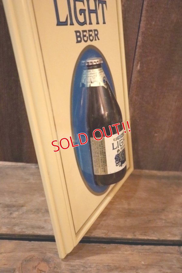 画像6: dp-250205-90 SCHLITZ LIGHT BEER 1977 Plastic Sign