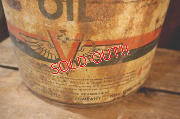 画像4: dp-250205-68 VEEDOL MOTOR OIL 1950's 5 U.S. GALLONS CAN