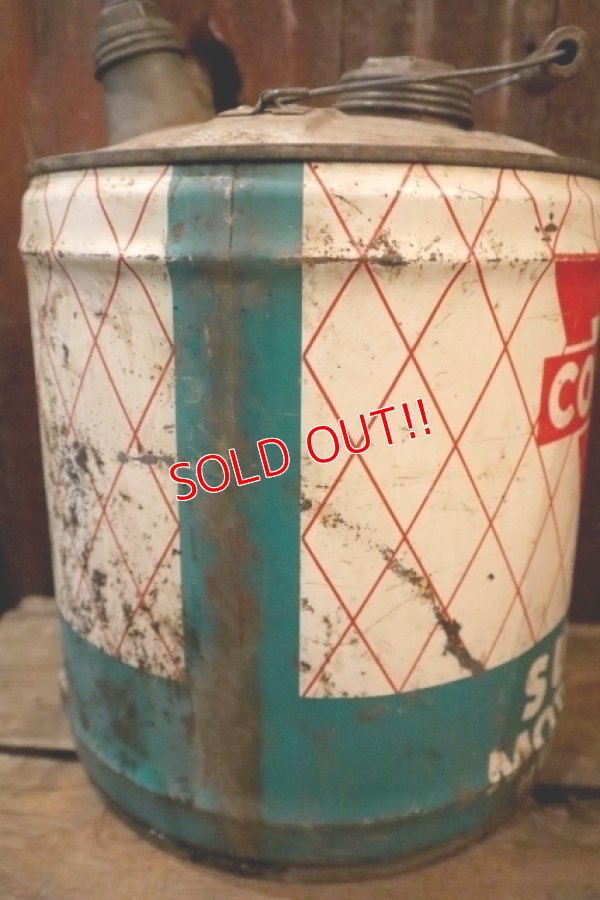 画像6: dp-250205-67 CONOCO SUPER MOTOR OIL 1950's 5 U.S. GALLONS CAN