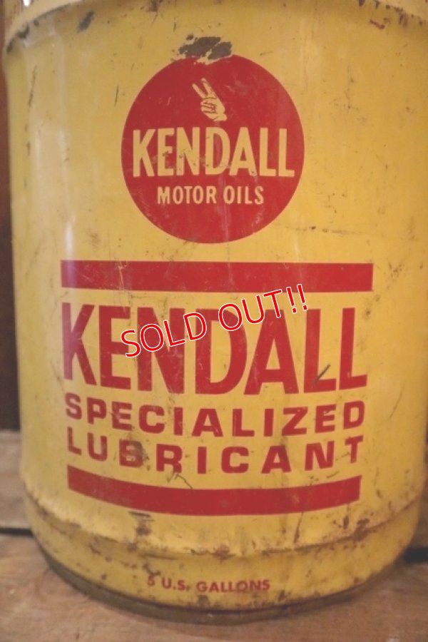 画像2: dp-250205-25 KENDALL SUPECIALIZED LUBRICANT 1970's 5 U.S. GALLONS CAN