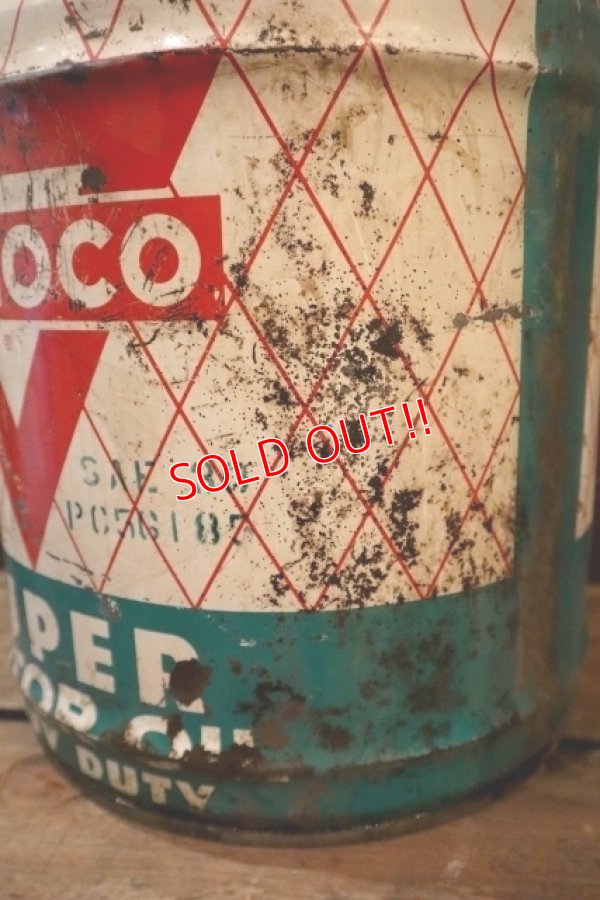 画像4: dp-250205-67 CONOCO SUPER MOTOR OIL 1950's 5 U.S. GALLONS CAN
