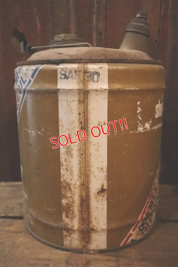 画像5: dp-250205-73 M・F・A  MOTOR OIL 1970's 5 U.S. GALLONS CAN