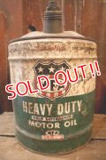 dp-250205-70 M・F・A  MOTOR OIL 1950's-1960's 5 U.S. GALLONS CAN