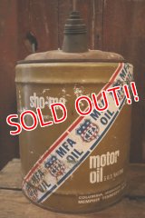 dp-250205-73 M・F・A  MOTOR OIL 1970's 5 U.S. GALLONS CAN