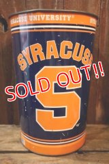 dp-250205-94 WINCRAFT SPORTS SYRACUSE UNIVERSITY TIN TRASH CAN