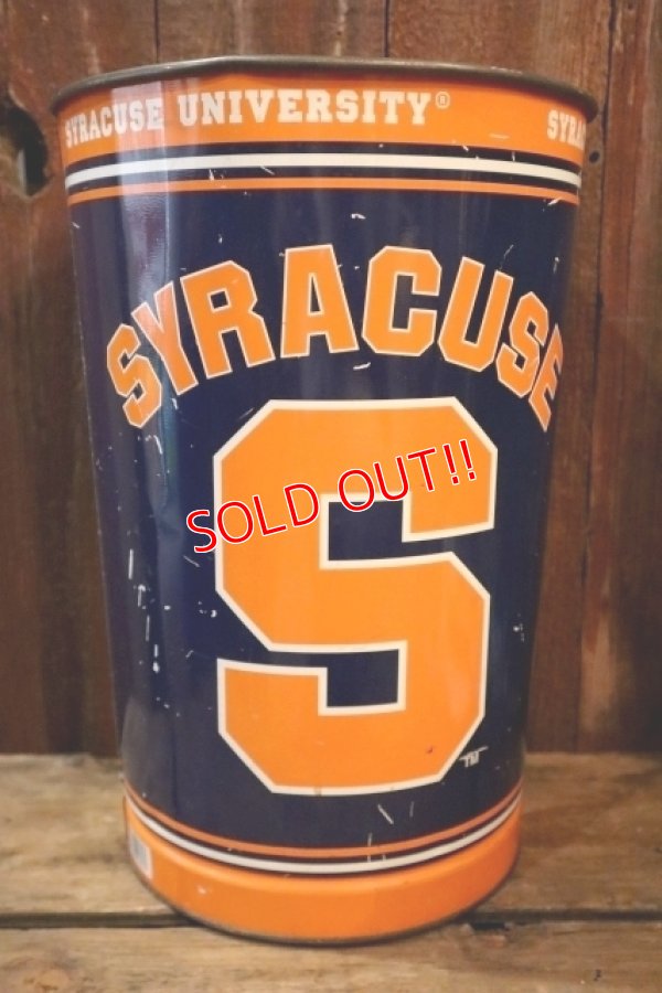画像1: dp-250205-94 WINCRAFT SPORTS SYRACUSE UNIVERSITY TIN TRASH CAN
