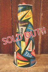 dp-250205-94 THE OHIO ART CO. 1960's COLLEGE PENNANTS MEGAPHONE