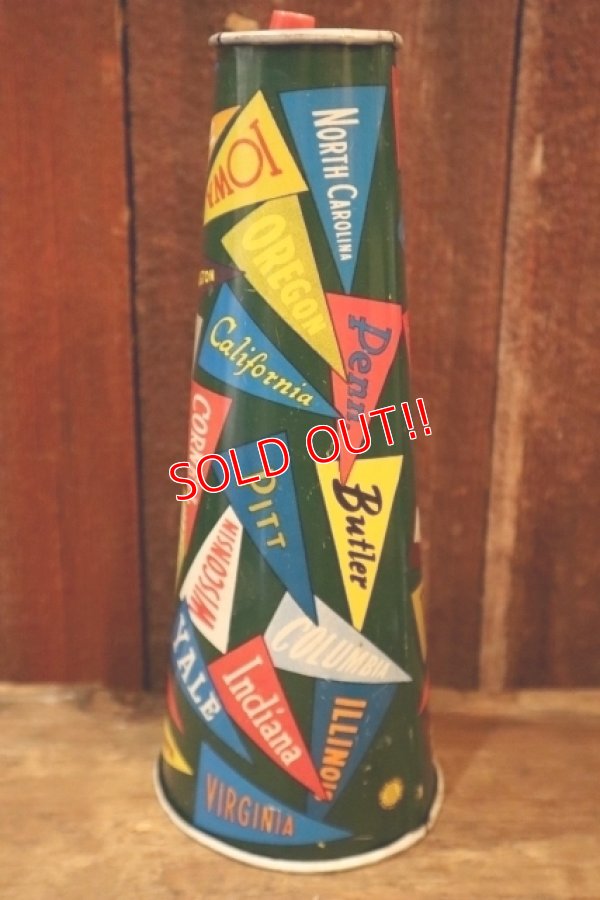 画像2: dp-250205-94 THE OHIO ART CO. 1960's COLLEGE PENNANTS MEGAPHONE