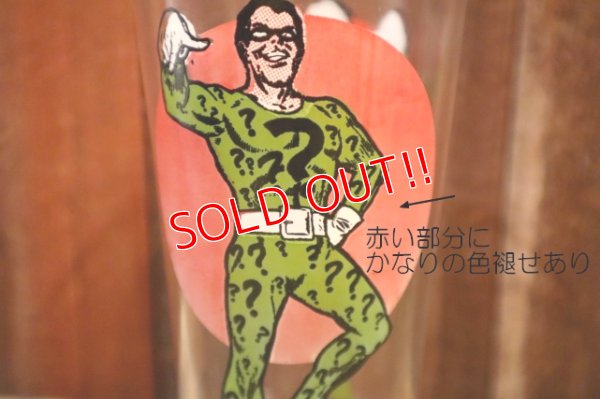画像4: gs-250205-02 Riddler / PEPSI 1976 Collector Series Glass (色褪せ)