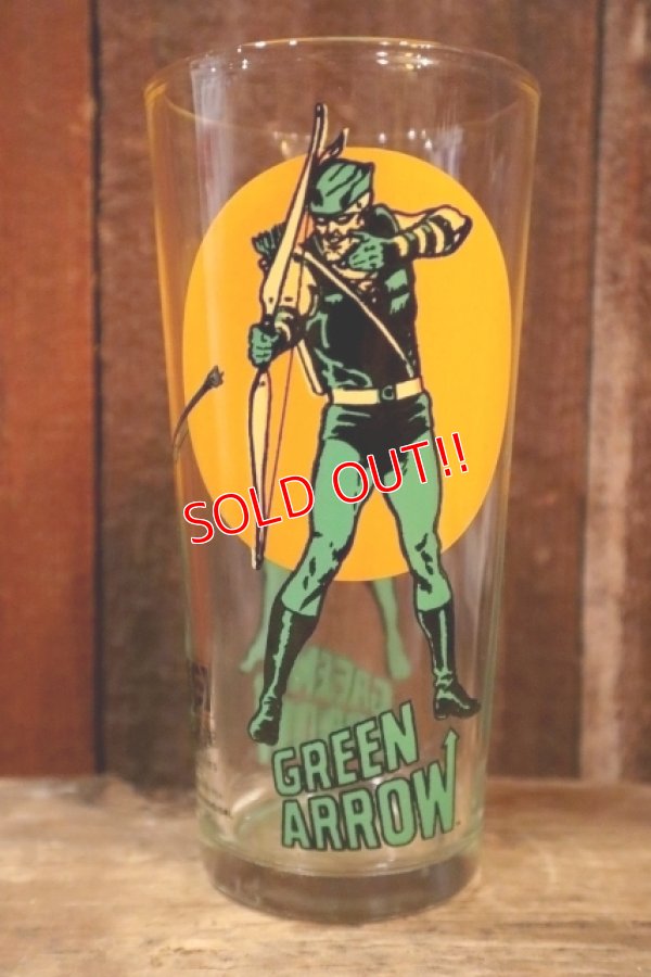 画像1: gs-250205-01 Green Arrow / PEPSI 1976 Collector Series Glass