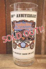 gs-250205-22 Ringling Bros. and  BARNUM CIRCUS 100th Anniversary Glass