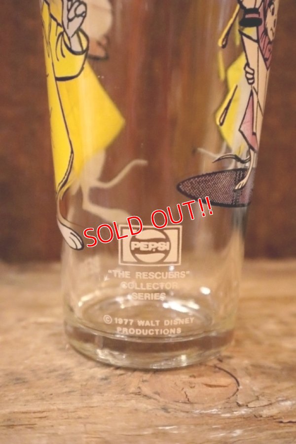 画像5: gs-250205-20 The Rescuers / Bernard PEPSI 1977 Collectors Series Glass