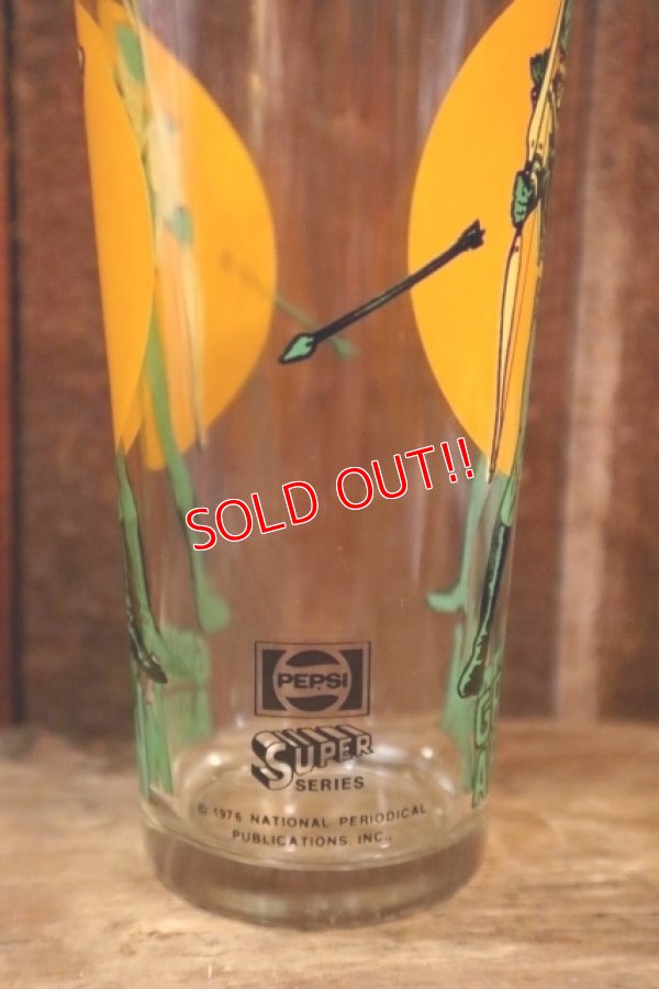 画像4: gs-250205-01 Green Arrow / PEPSI 1976 Collector Series Glass