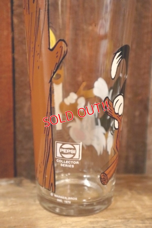 画像5: gs-250205-12 Sylvester & Tweety / PEPSI 1976 Collector Series Glass (プリントロスあり)
