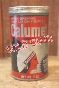 ct-250205-78 Calumet BAKING POWDER 1970's-1980's 7 OZ. CAN