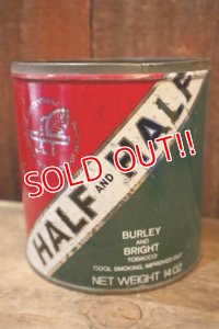 ct-250205-78 BURLEY AND BRIGHT TOBACCO 1960's〜 HALF AND HALF CAN