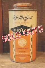 ct-250205-78 Furst-McNess 1940's MUSTARD SPRICE CAN