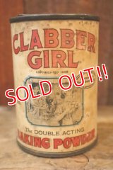 ct-250205-78 CLABBER GIRL BAKING POWDER 1930's 10 OZS. CAN