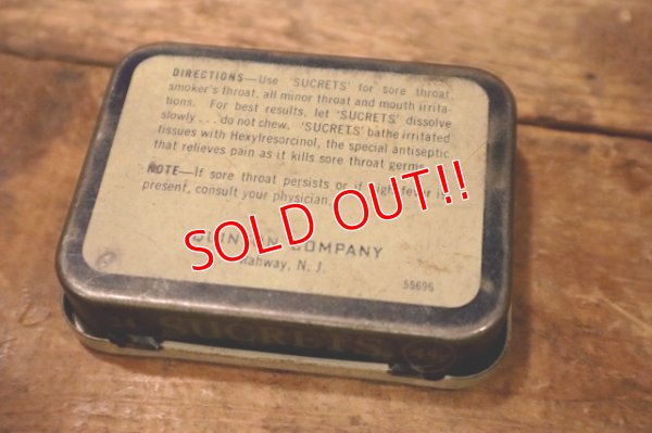 画像8: ct-231016-28 SUCRETS ANTISEPTIC THROAT LOZENGES TIN CASE