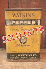 ct-250205-78 WATKINS PEPPER 1930's 8 OZ. CAN