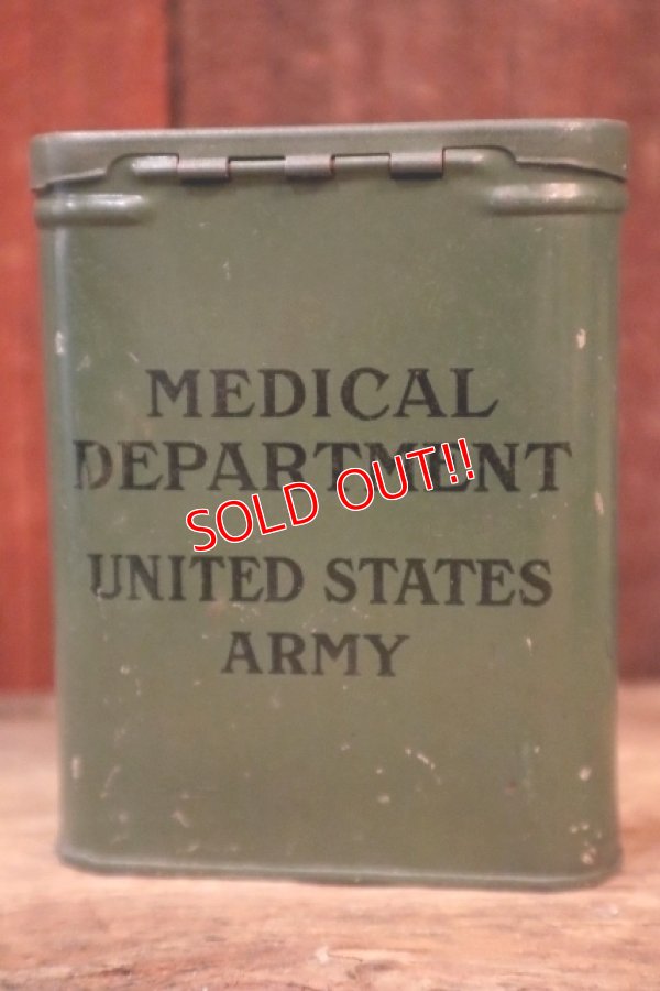 画像3: dp-250205-78 MEDICAL DEPARTMENT UNITED STATES ARMY METAL TIN CASE