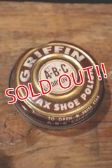dp-250205-112 GRIFFIN A・B・C CORDOVAN WAX SHOE POLISH TIN CAN