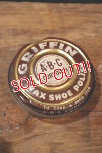 dp-250205-112 GRIFFIN A・B・C CORDOVAN WAX SHOE POLISH TIN CAN