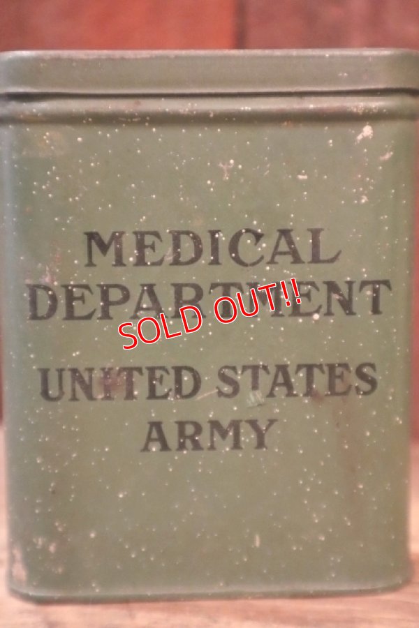 画像2: dp-250205-78 MEDICAL DEPARTMENT UNITED STATES ARMY METAL TIN CASE