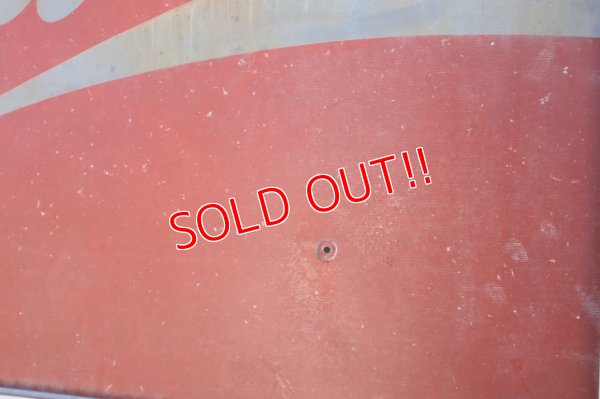 画像6: dp-250205-53 【※店舗引き取りのみ】Coca-Cola 1990's Metal Sign