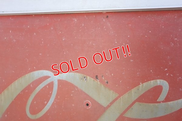 画像8: dp-250205-53 【※店舗引き取りのみ】Coca-Cola 1990's Metal Sign