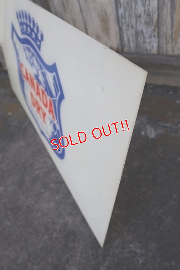 画像9: dp-250205-17 CANADA DRY Late 1980's-1990's Plastic Sign